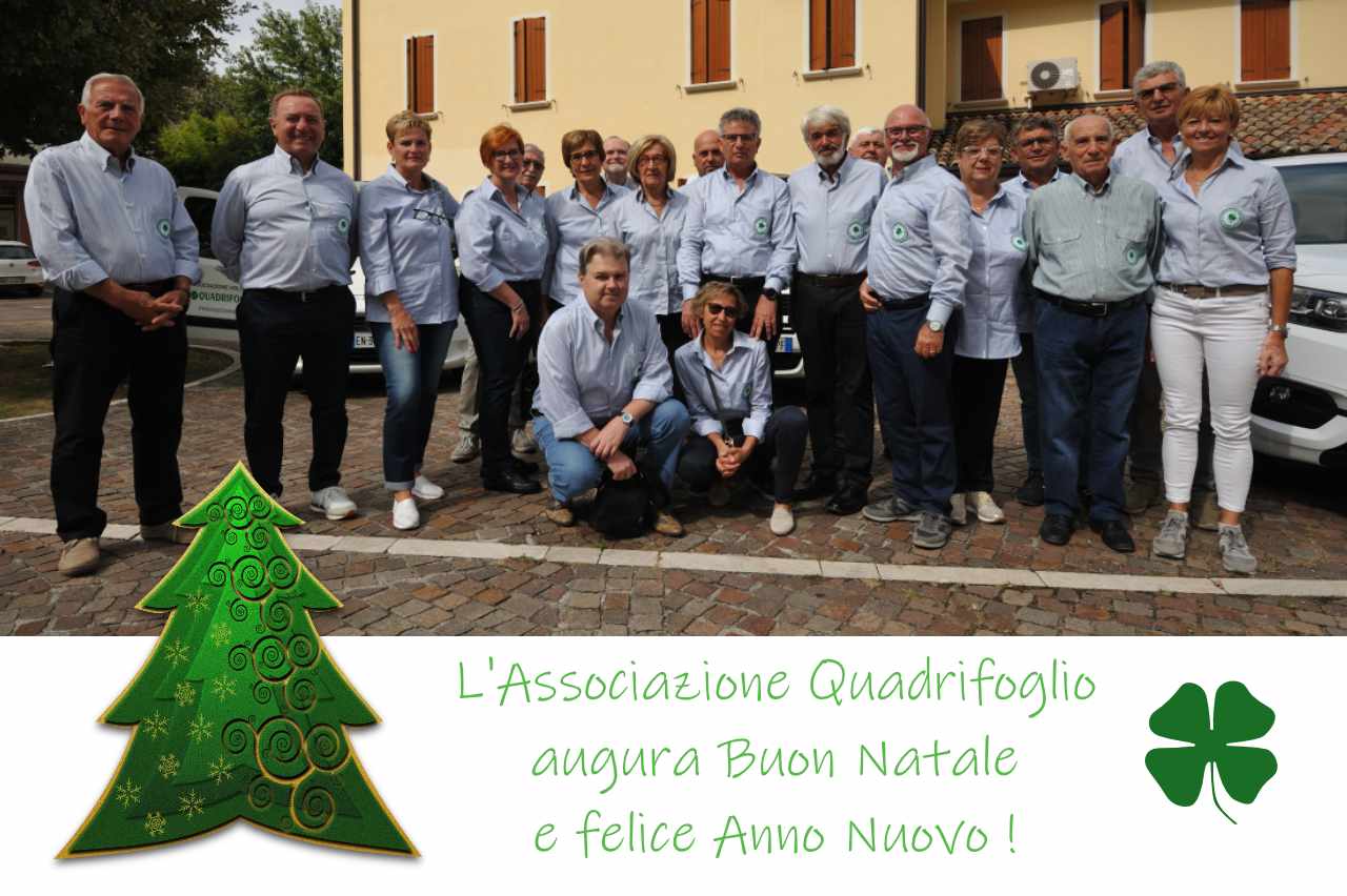 Buone Feste dall'Associazione Quadrifoglio Pravisdomini
